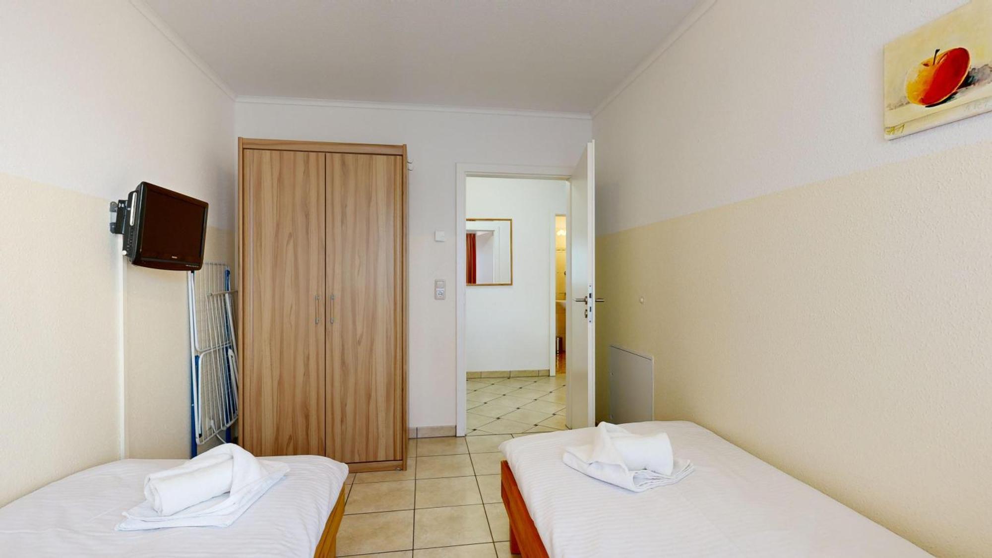 Apartment Strandnahe Mit 2 Schlafzimmern Und Balkon, Koenigin Augusta,